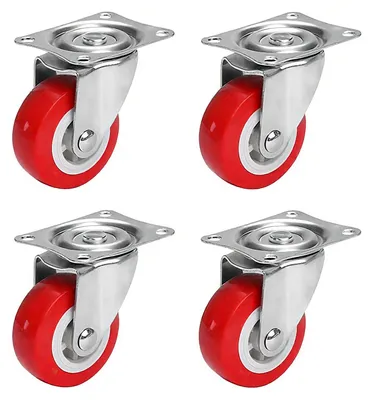Immagine prodotto di Ruota per mobili - Carico pesante - 38 mm - Set da 4 - 200 kg