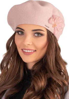 Produktbild von Vivisence damen baskenmütze eleganter wintermütze warm und gemütlich kopfbedeckung an winter und herbst warm dick strickmütze, klassisch mütze für frauen, hergestellt in der eu, rosa, einheitsgröße