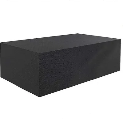 Obrázok produktu pre Plachta na záhradný nábytok 260 x 135 x 82 cm – vodovzdorná, odolná voči UV žiareniu, odolná voči poveternostným vplyvom, čierna