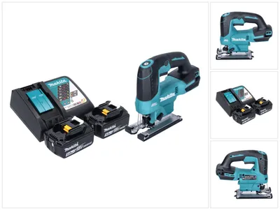 Zdjęcie produktu dla Makita DJV 184 RT wyrzynarka akumulatorowa 18 V bezszczotkowa + 2x akumulator 5,0 Ah + ładowarka