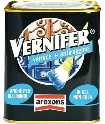 Obrázok produktu pre LESKLÝ ANTIKORÓZNY LAK „VERNIFER“ 750 ml – čierny