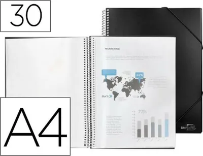 Produktbild von Faltblatt Liderpapel EC31 Schwarz A4