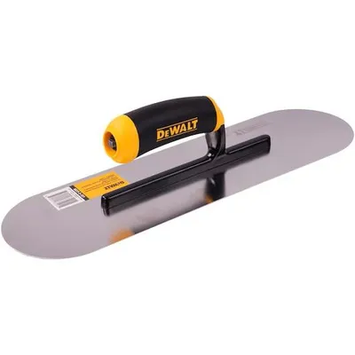 Produktbild von DeWALT Edelstahl-Poolkelle Bodenlegerkelle Griff 2K Zweiseitig Halbrund 406x114mm – 3-721