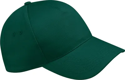 Image de Casquette de baseball unie Beechfield 5 Panel Ultimate RW202 (taille unique) (Vert bouteille)