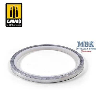 Produktbild von Ammo of MIG AMIG8250 ALUMINIUM TAPE 10 mm x 10 m (0.39 in x 32.8 ft)