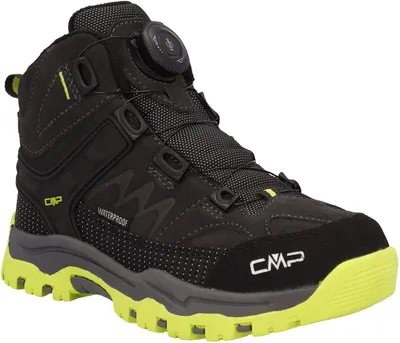 Produktbild von CMP Kinder-Jungen-Outdoor-Allwetterstiefel gefüttert KIDS KIRUNA MID FITGO FLEECE W Schwarz-Gelb-Grau, Farbe:grau, EU Größe:35