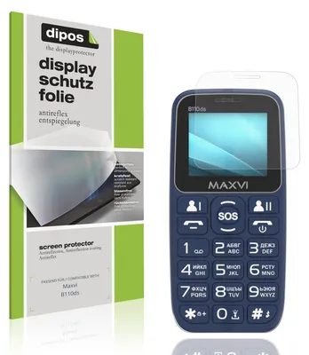 Produktbild von 4x Schutzfolie für Maxvi B110ds matt Displayschutzfolie Folie Display Schutz dipos