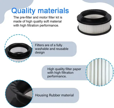 Produktbild von Filter fš¹r Rowenta X-Force Flex 11.60 12.60 14.60 15.60 Animal RH98xx RH99xx, 2 Vormotorfilter + 2 Nachmotorfilter, Ersatzfilter fš¹r ZR009007/ZR009008
