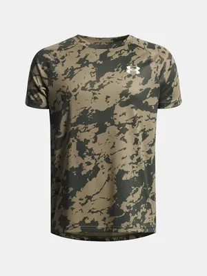 Image de T-shirt Under Armour UA Tech 2.0 SS-GRN pour garçon, taille YXL
