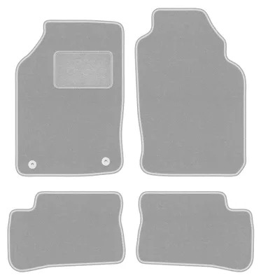 Productafbeelding van Velours automatten voor Nissan 100NX 1990-1995 (coupé) – 4-delig, grijs, op maat – Wielganizator OSLO