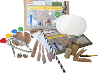 Produktbild von Forscher-Set, Farbspektakel & schwimmen-schweben-sinken, Forschen und experimentieren mit myExperimentSet