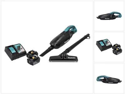 Produktbild von Makita DCL 182 RG B Akku Staubsauger 18 V Schwarz + 2x Akku 6,0 Ah + Ladegerät