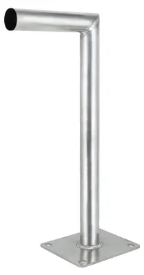 Produktbild von SkyRevolt 60cm Wandhalter Aluminium SAT Rohr 50mm ALU XXL Wandplatte