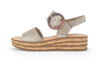 Obrázek produktu pro Gabor Fashion sandály v plusových velikostech šedé 24.550.11 velké dámské boty