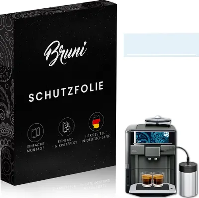 Produktbild von Bruni Basics-Clear 2x Schutzfolie kompatibel mit Siemens EQ.6 plus extraKlasse Folie