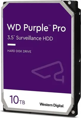 Produktbild von Western Digital Purple Pro WD102PURP, 10 TB, 7200 RPM, 512 MB, 3.5", Serial ATA III