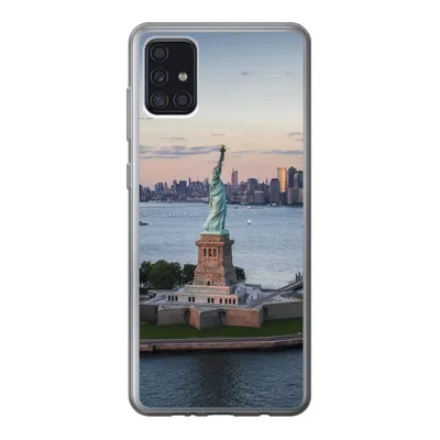 Produktbild von MuchoWow® Handyhülle Schutzhülle Hülle für Samsung Galaxy A52 5G New York - Freiheitsstatue - Skyline Silikon Softcase Handy Hülle - Umschlag