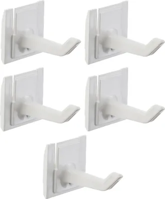 Produktbild von Toolflex Original 5er-Set Haken für Aluminium-Schiene weiß