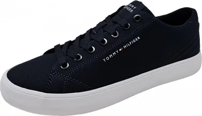 Produktbild von Tommy Hilfiger Vulc Low Leinenschuh Blau