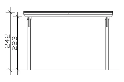Produktbild von Alpholz Carport Emsland 404 x 846 cm