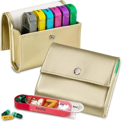 Immagine prodotto di Set di 2 organizer settimanali per pillole