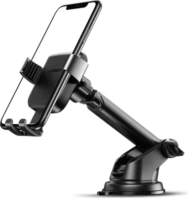 Produktbild von Ugreen Gravity Handyhalter fr Armaturenbrett Cockpit schwarz (LP200 60990B)