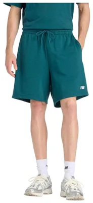 Zdjęcie produktu dla Szorty New Balance Pantalón corto New Balance French Terry azul turquesa dla Męskie