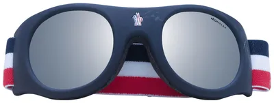 Produktbild von Moncler ML0051 Sonnenbrille Uni Kunststoff Blau 55-26-155