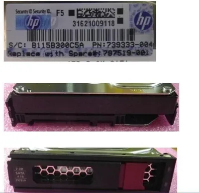 Produktbild von HPE 797519-001, 4 TB, 7200 RPM, 3.5", Serial ATA III