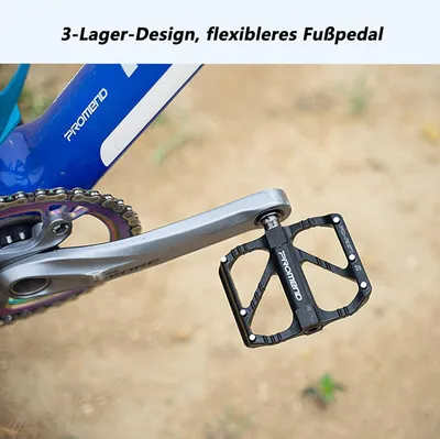 Productafbeelding van Famanu fiets pedalen, ultralicht - 3 afgedichte lagers, antislip, groot contactoppervlak, 9/16 inch schroefdraad