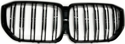 Produktbild von Kühlergrill Sportgrill Grill Gitter in Schwarz Glanz DOPPELSTEG für BMW G05 X5