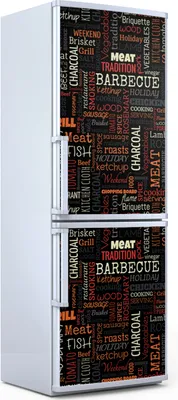 Produktbild von Magnete Dekorative - 70 cm x 190 cm - Küche - Magnetmatte Kühlschrankmagnete - Bbq Texte Grillen