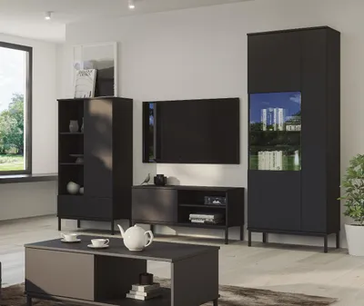 Obrázok produktu pre Nábytok do obývačky QATAR 1 čierny