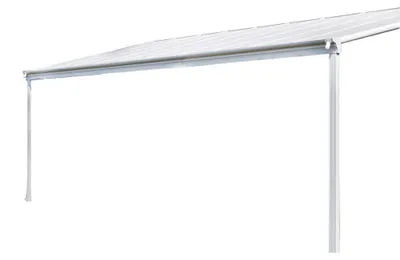 Produktbild von HOME DELUXE - Terrassenüberdachung SOLIS - Weiß, B/T/H: 312 / 320 x 300 / 303 x 278 / 226 cm - inkl. Hohlkammerplatten, Montagematererial I Carport Pavillion Pergola