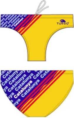 Produktbild von Turbo Catalonia Badeslip Gelb,Rot,Blau S Herren Gelb,Rot,Blau S
