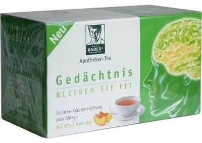Obrázek produktu pro Baders Apotheken Tea Memory Filter Bag 20 ks