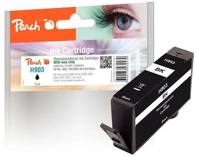 Obrázek produktu pro Peach PI300-852, Standardní výtěžnost, Černá, 11 ml, 1 kusů, 380 str., Balení po jednom