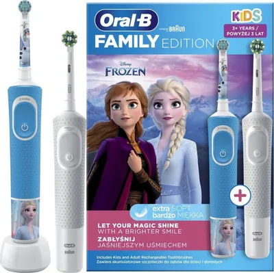 Produktbild von Oral-B D100 Kids Frozen + Vitality Pro D103