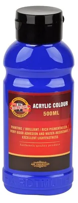 Obrázok produktu pre KOH-I-NOOR 0162741051LP Akrylová farba 410 Ultramarine 500 ml 1 ks