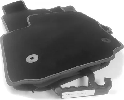 Produktbild von Fußmatten Ford C-Max II 2012 & Grand C-Max Velours Premium Matten Original Qualität Automatten 5-teilig Schwarz