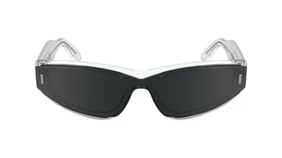 Produktbild von Calvin Klein Uni Adult Sunglasses CK24534S - Crystal with Solid Grey Lens