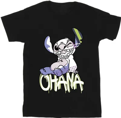 Produktbild von Disney - "Ohana" T-Shirt für Herren BI33506 (L) (Schwarz)