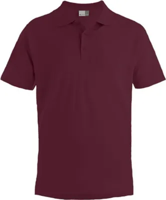 Produktbild von Superior Poloshirt Plus Size Herren, Burgund, 5XL