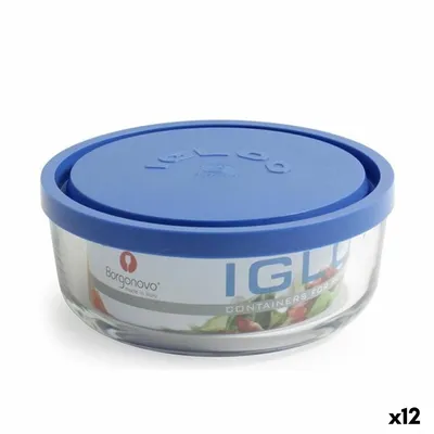 Obrázek produktu pro Sklenice Borgonovo 6277515 Modrá s víčkem 800 ml (15 cm)