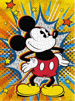Immagine prodotto di Ravensburger, Puzzle Premium con 500 pezzi Softclick tema Topolino Disney, colorato
