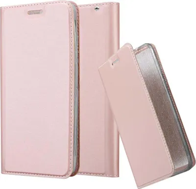 Produktbild von Cadorabo Handyhülle für Motorola MOTO X PLAY Schutz Hülle in Rosa Cover Etui Book Case Booklet