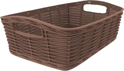 Image de BAMA Panier universel en plastique LA CANESTRINA, mini, marron