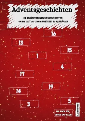 Produktbild von Adventsgeschichten Buch: Adventskalender mit 24 herzerwärmenden Kurzgeschichten