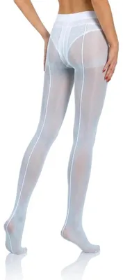 Imagen del producto de sesto senso 1 Pack. Mallas de compresión para costuras, 20 DEN. Mallas con costura trasera