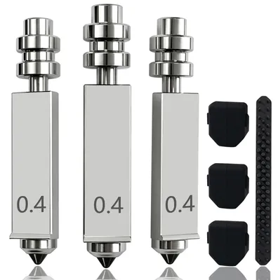3er-Pack 0,4 mm gehärtete Stahldüsen für Anycubic Kobra X